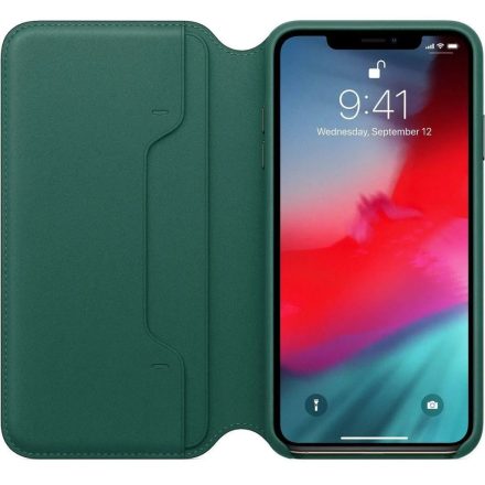 Apple iPhone XS Max Leather Folio - Forest Green