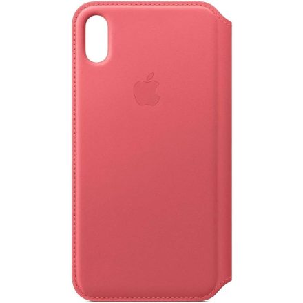 Apple iPhone XS Max Leather Folio - Peony Pink