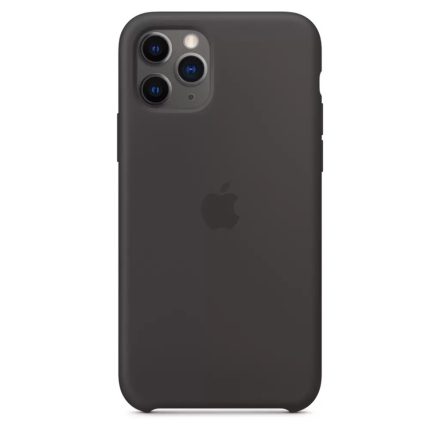 Apple iPhone 11 Pro Szilikon tok - Black