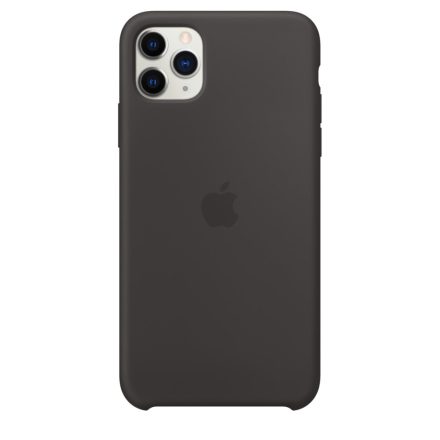 Apple iPhone 11 Pro Max Szilikon tok - Black