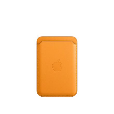 Apple Leather Wallet - California Poppy