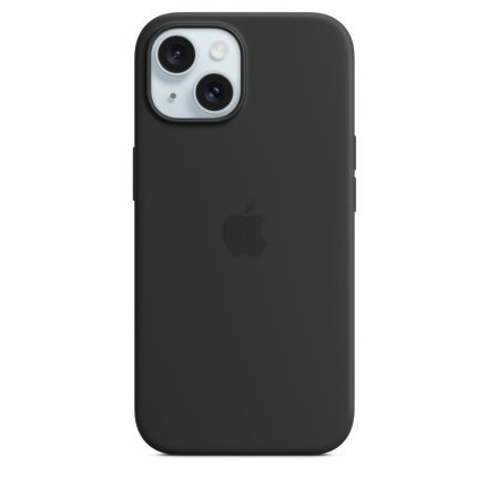 Apple iPhone 15 Szilikon tok - Black