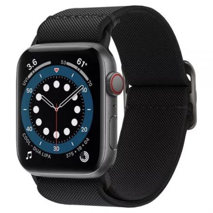 Spigen Lite Fit Apple Watch 45/44/42mm Szövet Szíj - Fekete