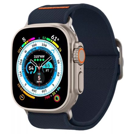 Spigen Lite Fit Ultra Apple Watch 49/45/44/42mm Szövet Szíj - Kék