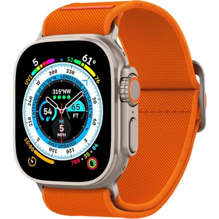 Spigen Lite Fit Ultra Apple Watch 49/45/44/42mm Szövet Szíj - Narancs