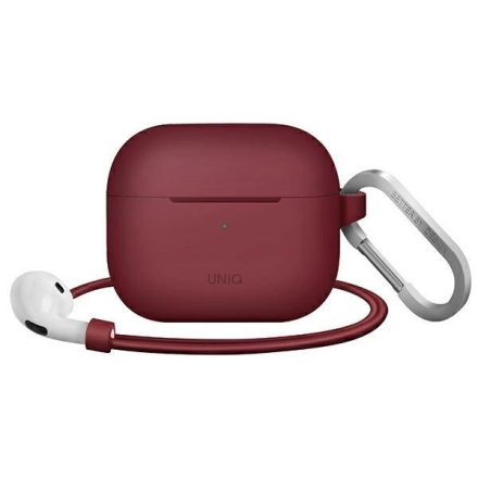 UNIQ Vencer Apple AirPods 3 Szilikon tok - Burgundy