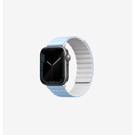 UNIQ Revix Apple Watch 41/40/38mm Kifordítható Szilikon Szíj - Kék/Fehér