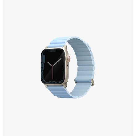 UNIQ Revix Premium Apple Watch 41/40/38mm Kifordítható Szilikon Szíj - Kék/Világoskék