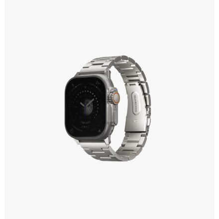 UNIQ Osta Apple Watch 49/45/44/42mm Fém Szíj - Ezüst