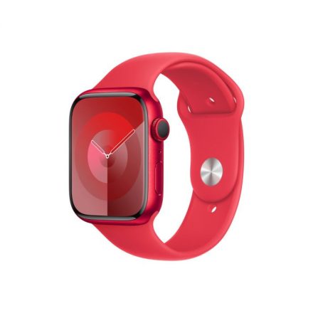 Apple Watch Series 9 45mm - Product RED - S/M Sportszíjjal